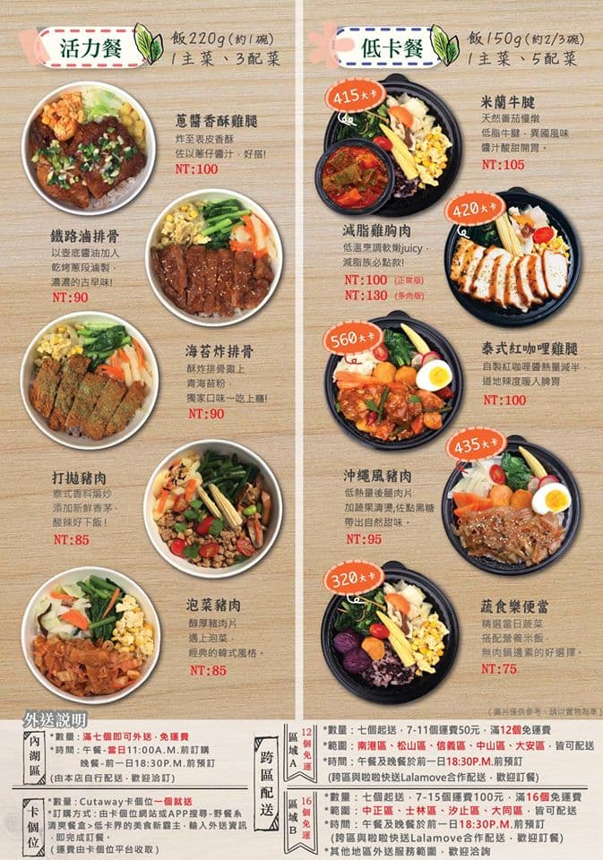 嚴選六家低卡便當，外食也能輕鬆增肌減脂！