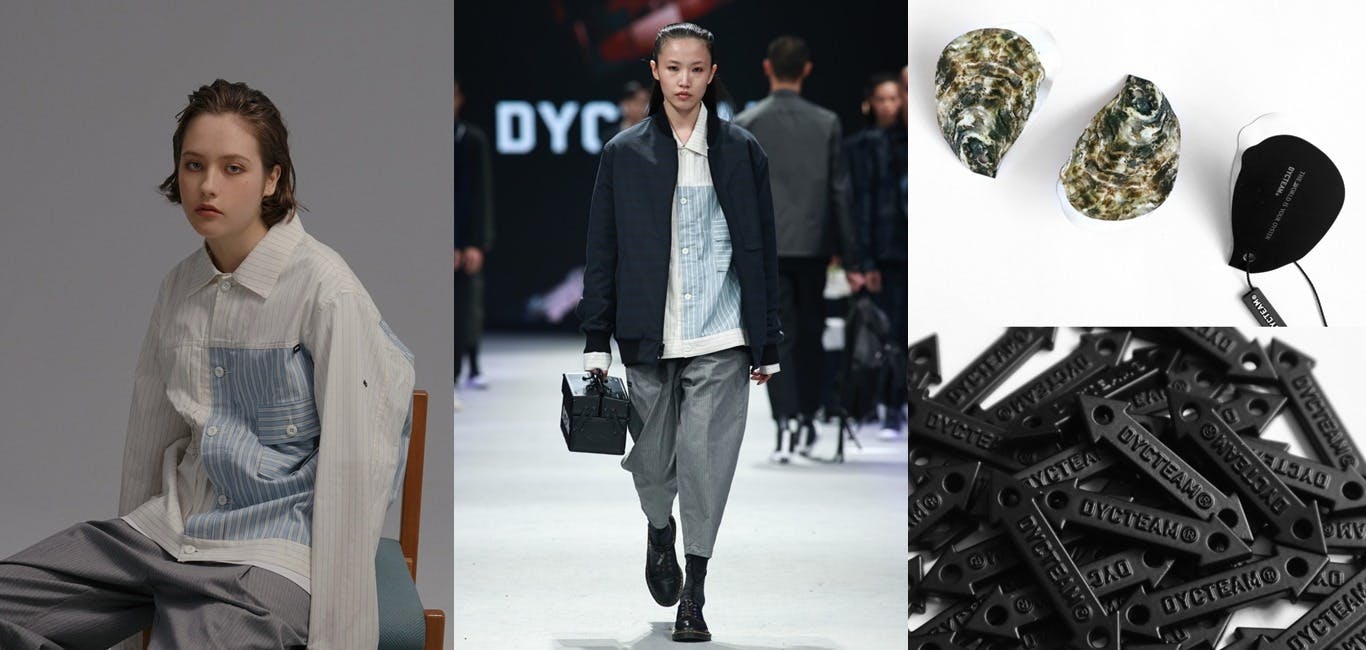 台灣品牌DYCTEAM用「牡蠣殼回收紗」製作潮流衣服：永續不是口號！